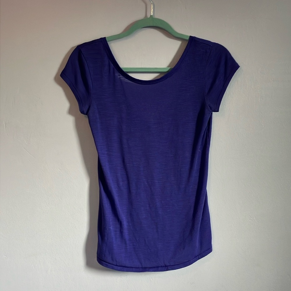 Aerie purple burnout tee Sz M